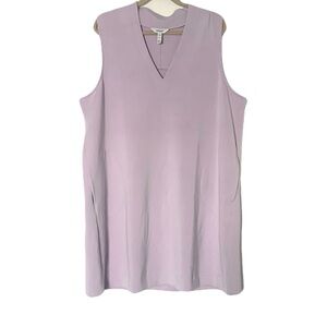 SPANX Lavender Air Essentials 3X V-Neck Sleeveless Tunic Casual Lounge Dress